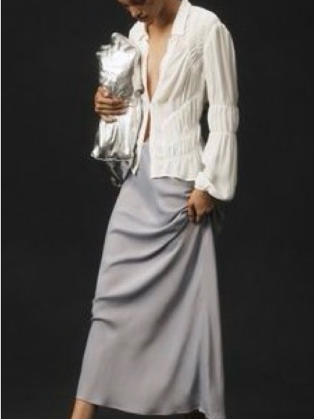 Anthropologie Tilda Maxi Slip Skirt - Picture 3 of 3